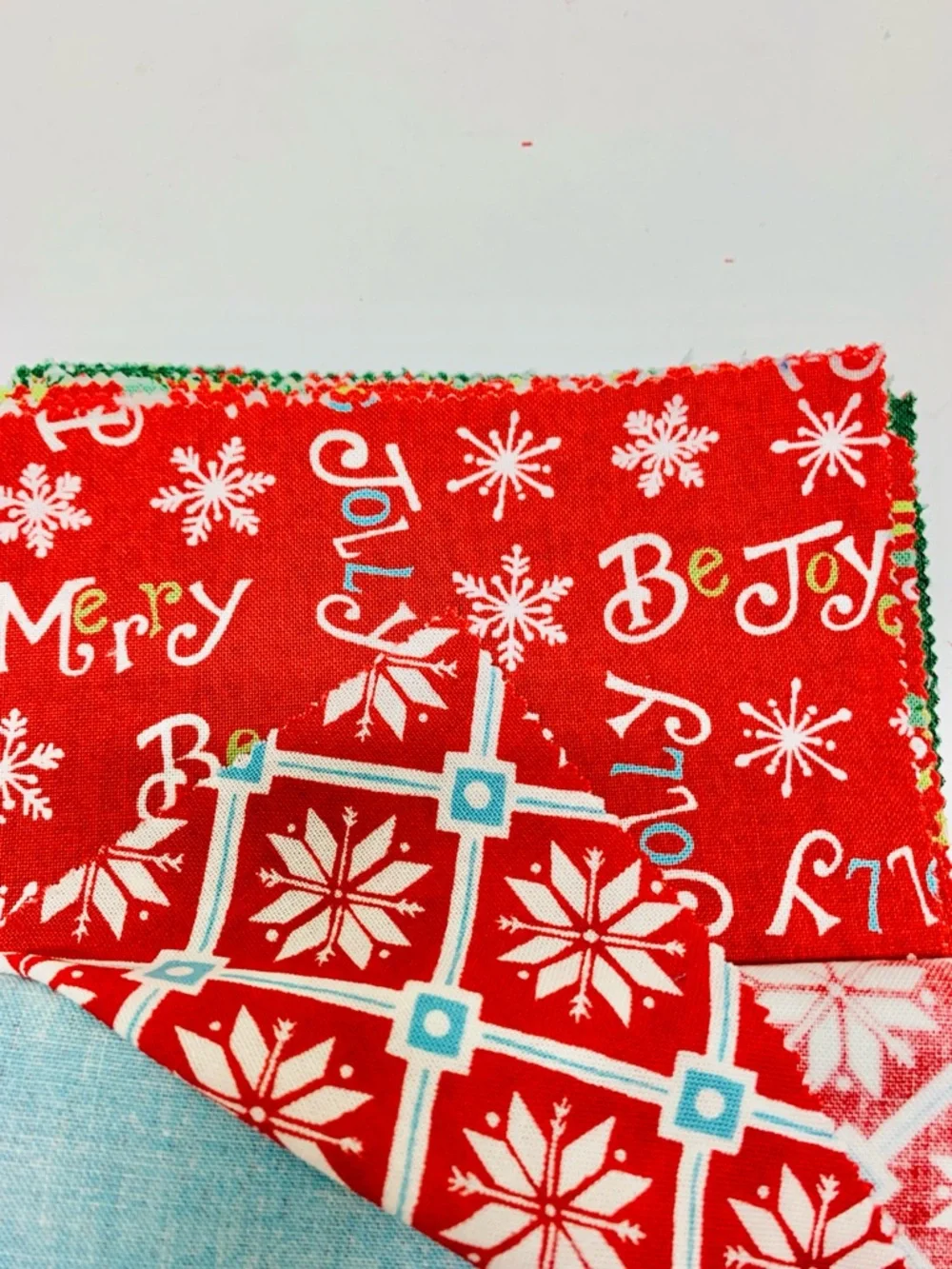 MODA Be Jolly 5” Square Stacker Charm Pack Holiday Fabric Bundle 35 Pieces